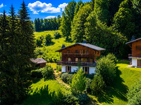 chalet avec vue panoramique et terrain constructible