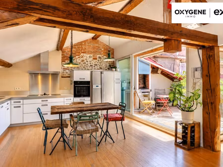 ensemble immobilier de caractère à perpignan : duplex + studio