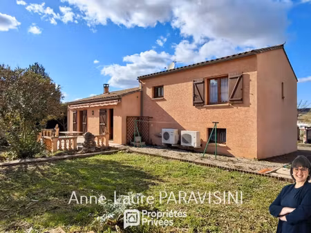 limoux maison de 124 m2 sur un terrain clos et arboré de 1100m²