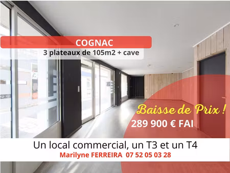 immeuble de rapport - 8 9 % de rentabilité - cognac