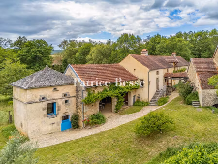 en côte-d'or  dans la vallée de l'ozerain  à proximité de flavigny  un moulin restauré du.