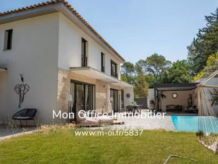 référence : 6930-aus - maison contemporaine 4 chambres - piscine - le tholonet
