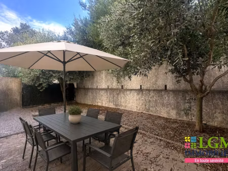 nîmes - maison mitoyenne avec jardinet castanet