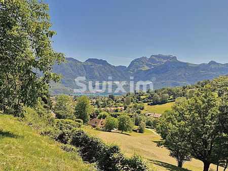 terrain à bâtir vue lac et montagnes