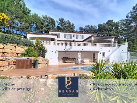 villa avec piscine au coeur d'un domaine prisée puget-sur-argens