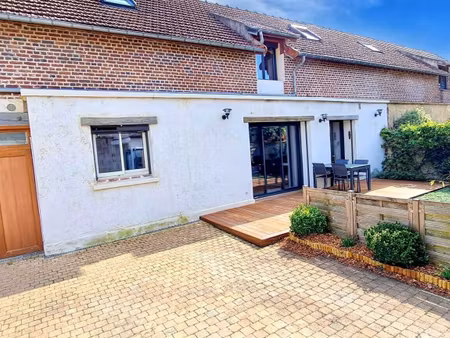 rare à ce prix. charmante et spacieuse longère de 6 pièces à chambly  avec terrasse et...