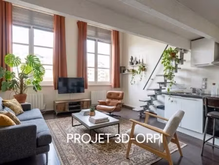 vente loft 2 pièces 51 m² à lyon 4ème (69004)  220 000 €