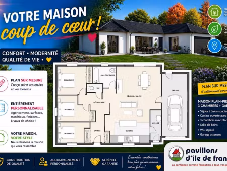 vente maison 5 pièces 100 m² à chateau-thierry (02400)  249 800 €