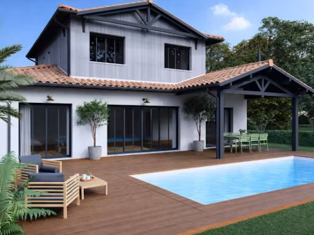 vente maison neuve 4 pièces 170 m² à saint-andré-de-seignanx (40390)  619 000 €