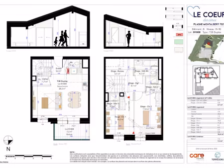 vente appartement 3 pièces 78.5 m² à la plagne (73210)  638 000 €