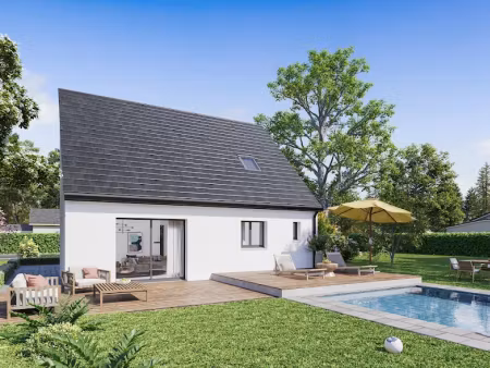 vente maison neuve 4 pièces 88.71 m² à grandcamp-maisy (14450)  198 100 €