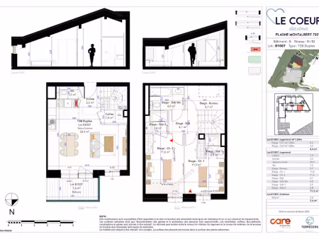 vente appartement 3 pièces 79.6 m² à la plagne (73210)  650 000 €