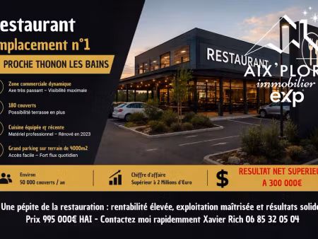 vente locaux professionnels 600 m² à thonon-les-bains (74200)  995 000 €