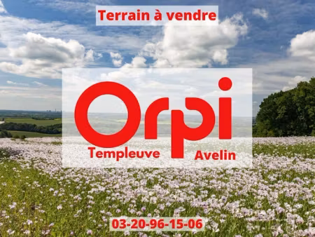 vente terrain à batir 500 m² à templeuve (59242)  160 000 €
