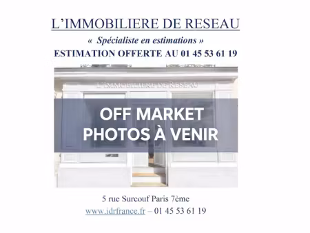 vente appartement 6 pièces 164 m² à paris 16ème (75016)  2 300 000 €