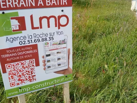 vente terrain 545 m² à l'herbergement (85260)  87 000 €
