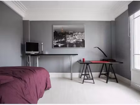 location meublée appartement 1 pièce 23 m² à paris 16ème (75016)  1 300 €
