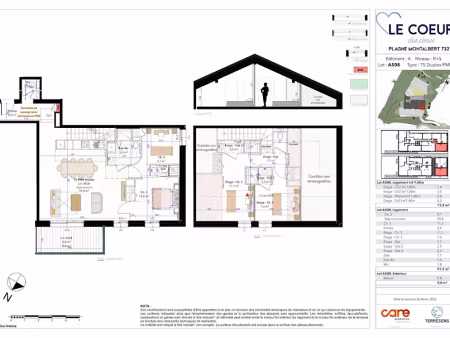 vente appartement 5 pièces 111.3 m² à la plagne (73210)  865 000 €