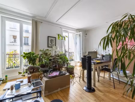 vente appartement 3 pièces 46.55 m² à paris 18ème (75018)  458 000 €