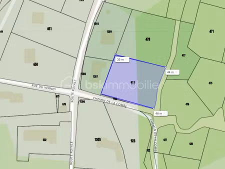 vente terrain 1646 m² à les chavannes-en-maurienne (73660)  79 000 €