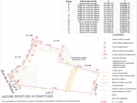 vente terrain 1361 m² à tercé (86800)  49 900 €