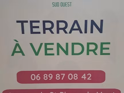 vente terrain 670 m² à saint-pierre-du-mont (40280)  82 900 €