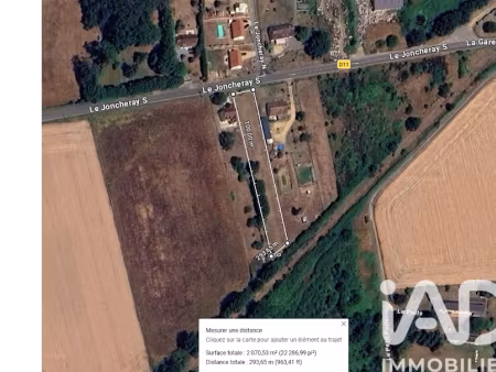 vente terrain 2235 m² à la bruère-sur-loir (72500)  18 000 €