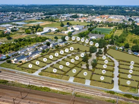 vente terrain 543 m² à saint-pierre-des-corps (37700)  90 000 €