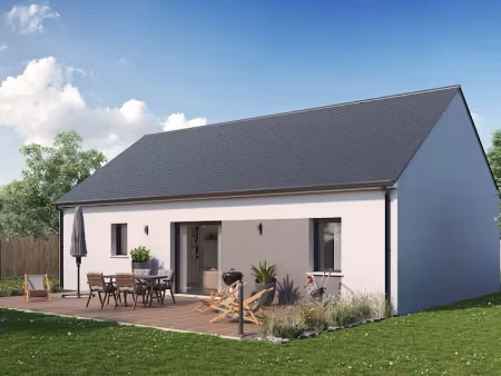 vente maison neuve 3 pièces 69 m² à bécon-les-granits (49370)  219 623 €