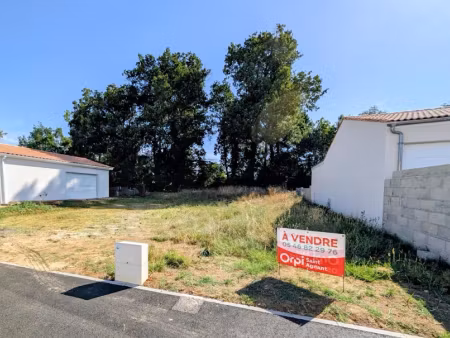 vente terrain à batir 432 m² à saint-agnant (17620)  66 000 €