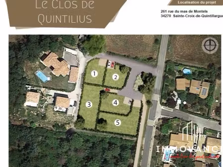 vente terrain à batir 580 m² à sainte-croix-de-quintillargues (34270)  200 000 €