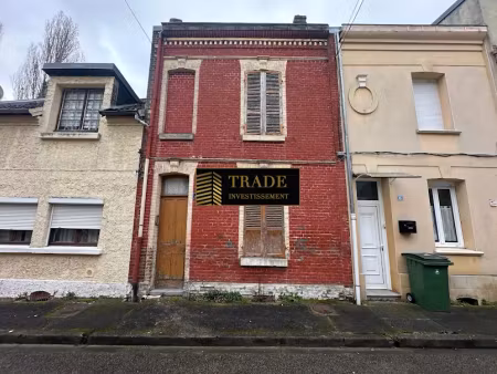 vente maison 4 pièces 52 m² à amiens (80000)  44 000 €