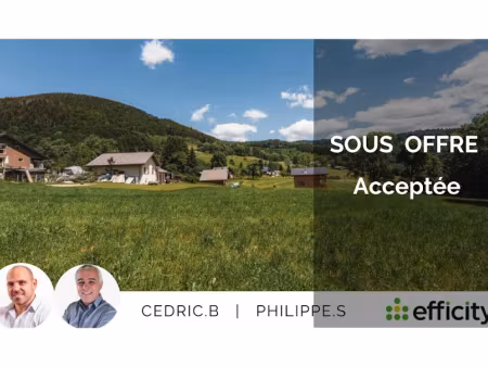 vente terrain 3500 m² à habère-poche (74420)  375 000 €
