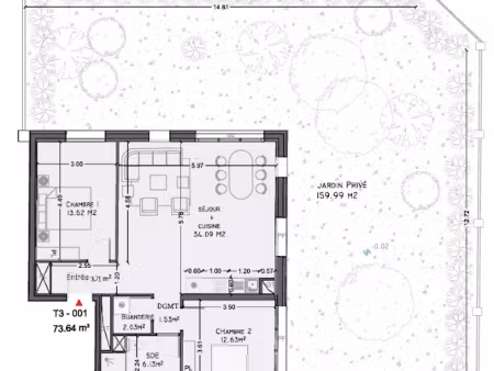 vente appartement 3 pièces 73 m² à morsang-sur-orge (91390)  339 000 €