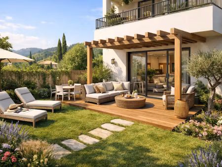 vente appartement 3 pièces 60 m² à châteauneuf-grasse (06740)  339 000 €