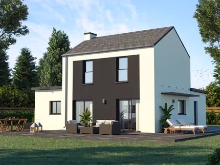 vente maison neuve 5 pièces 84 m² à le guerno (56190)  264 000 €