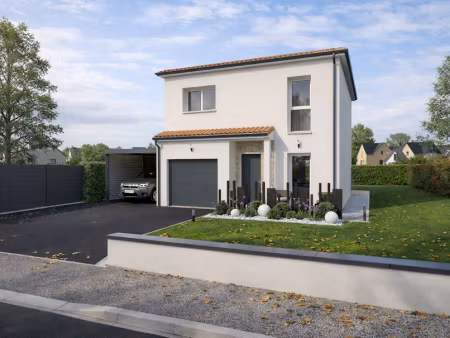 vente maison neuve 4 pièces 90 m² à doussay (86140)  177 275 €