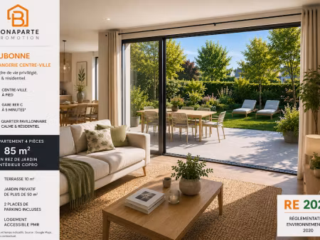 vente appartement 4 pièces 85 m² à eaubonne (95600)  429 000 €
