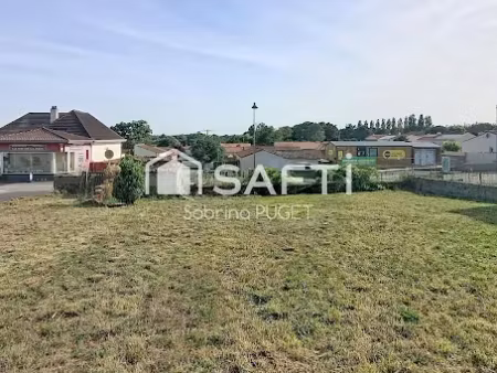 vente terrain à batir 645 m² à chantonnay (85110)  45 000 €