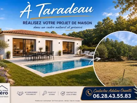 vente terrain 1020 m² à taradeau (83460)  162 000 €