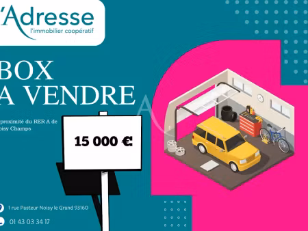 vente parking 11 m² à noisy-le-grand (93160)  15 000 €