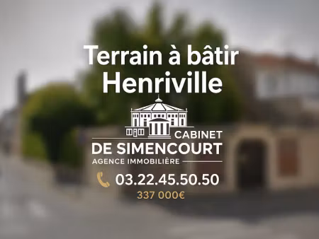 vente terrain 403 m² à amiens (80000)  320 000 €
