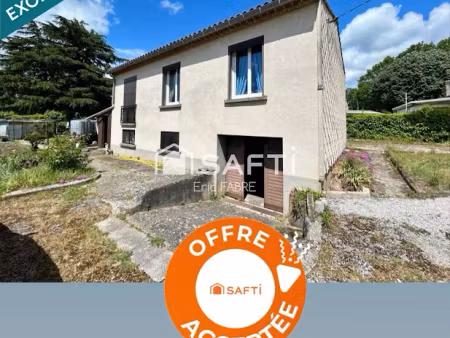 vente maison 4 pièces 76 m² à pont-de-larn (81660)  110 000 €