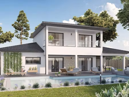 vente maison neuve 5 pièces 151 m² à léognan (33850)  569 846 €