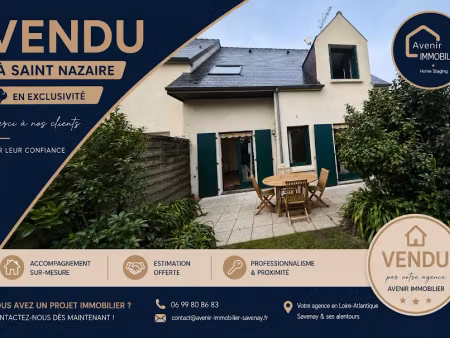 vente maison 5 pièces 94.74 m² à saint-nazaire (44600)  239 500 €