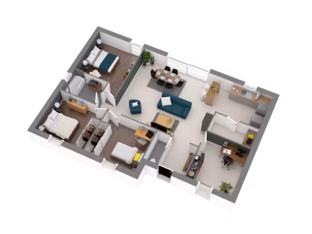 vente maison neuve 4 pièces 93 m² à artenay (45410)  173 289 €