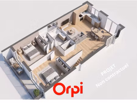 vente maison 4 pièces 96.5 m² à frontonas (38290)  275 000 €