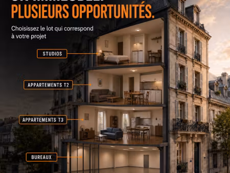 vente appartement 1 pièce 20 m² à tarbes (65000)  34 000 €