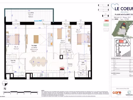 vente appartement 4 pièces 93.6 m² à la plagne (73210)  794 000 €