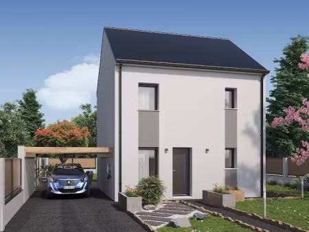 vente maison neuve 4 pièces 76 m² à saint-gonnery (56920)  160 963 €